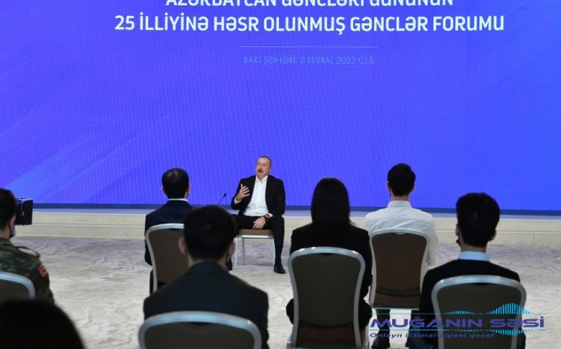 Azərbaycan Prezidenti: "Gənclər bilməlidirlər ki, kənar təsirlərin məqsədi nədir"