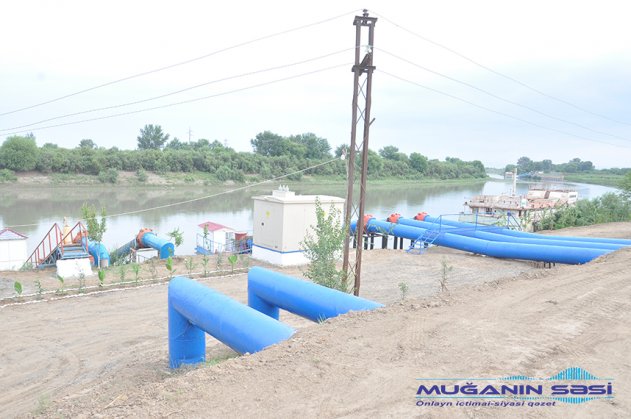 Sabirabadda əkin sahələrinin suvarma suyu ilə təminatı yaxşılaşdırılır